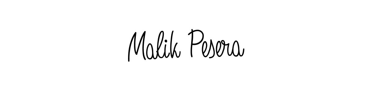 How to make Malik Pesera signature? Angelique-Rose-font-FFP is a professional autograph style. Create handwritten signature for Malik Pesera name. Malik Pesera signature style 5 images and pictures png