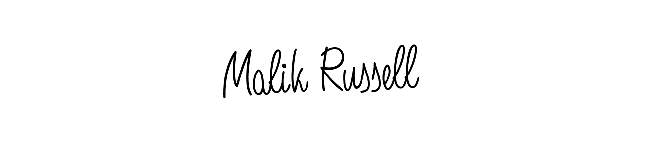 Create a beautiful signature design for name Malik Russell. With this signature (Angelique-Rose-font-FFP) fonts, you can make a handwritten signature for free. Malik Russell signature style 5 images and pictures png