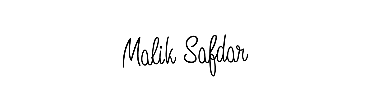 Design your own signature with our free online signature maker. With this signature software, you can create a handwritten (Angelique-Rose-font-FFP) signature for name Malik Safdar. Malik Safdar signature style 5 images and pictures png