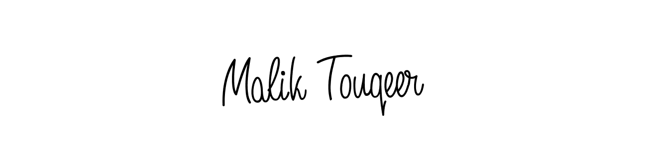 Once you've used our free online signature maker to create your best signature Angelique-Rose-font-FFP style, it's time to enjoy all of the benefits that Malik Touqeer name signing documents. Malik Touqeer signature style 5 images and pictures png