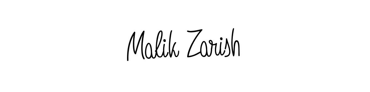 Also we have Malik Zarish name is the best signature style. Create professional handwritten signature collection using Angelique-Rose-font-FFP autograph style. Malik Zarish signature style 5 images and pictures png