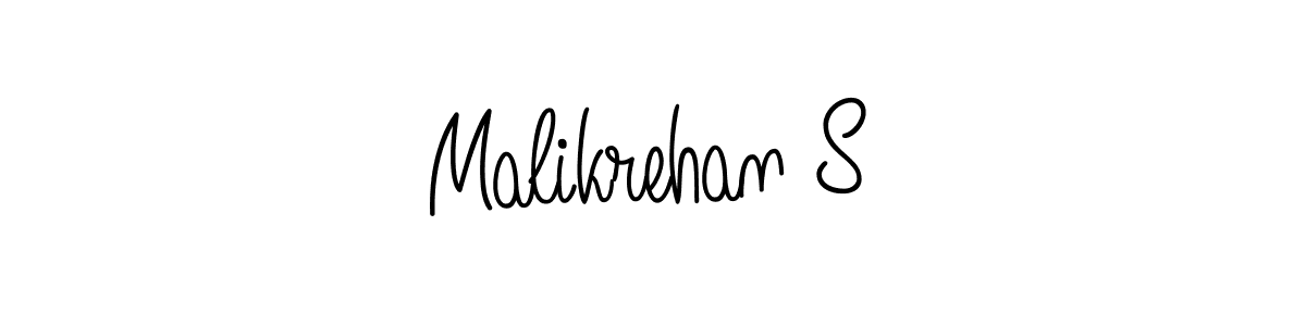 Malikrehan S stylish signature style. Best Handwritten Sign (Angelique-Rose-font-FFP) for my name. Handwritten Signature Collection Ideas for my name Malikrehan S. Malikrehan S signature style 5 images and pictures png