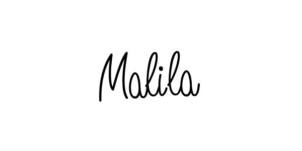 The best way (Angelique-Rose-font-FFP) to make a short signature is to pick only two or three words in your name. The name Malila include a total of six letters. For converting this name. Malila signature style 5 images and pictures png