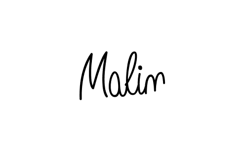 Create a beautiful signature design for name Malin. With this signature (Angelique-Rose-font-FFP) fonts, you can make a handwritten signature for free. Malin signature style 5 images and pictures png