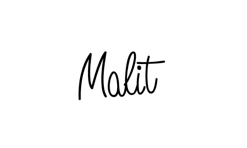 How to make Malit signature? Angelique-Rose-font-FFP is a professional autograph style. Create handwritten signature for Malit name. Malit signature style 5 images and pictures png