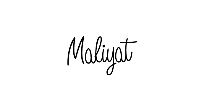 How to make Maliyat signature? Angelique-Rose-font-FFP is a professional autograph style. Create handwritten signature for Maliyat name. Maliyat signature style 5 images and pictures png
