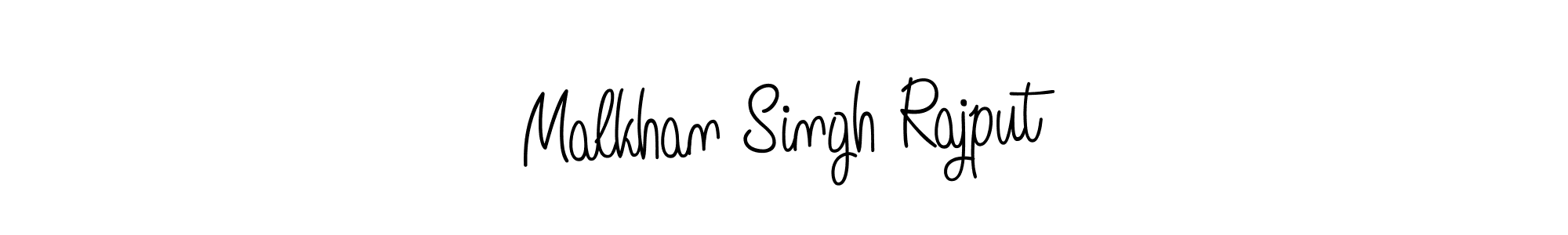 Use a signature maker to create a handwritten signature online. With this signature software, you can design (Angelique-Rose-font-FFP) your own signature for name Malkhan Singh Rajput. Malkhan Singh Rajput signature style 5 images and pictures png