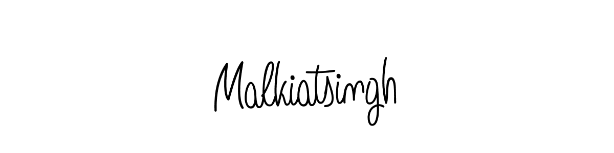 Design your own signature with our free online signature maker. With this signature software, you can create a handwritten (Angelique-Rose-font-FFP) signature for name Malkiatsingh. Malkiatsingh signature style 5 images and pictures png