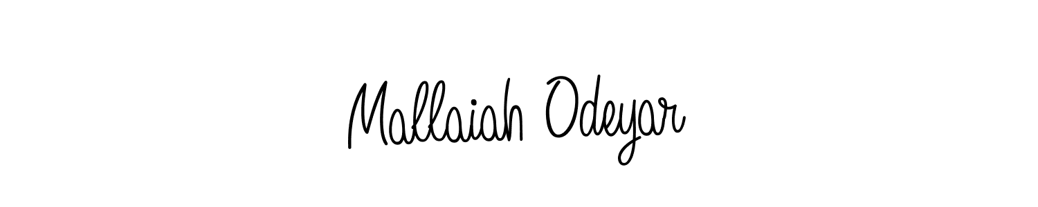 Mallaiah Odeyar stylish signature style. Best Handwritten Sign (Angelique-Rose-font-FFP) for my name. Handwritten Signature Collection Ideas for my name Mallaiah Odeyar. Mallaiah Odeyar signature style 5 images and pictures png