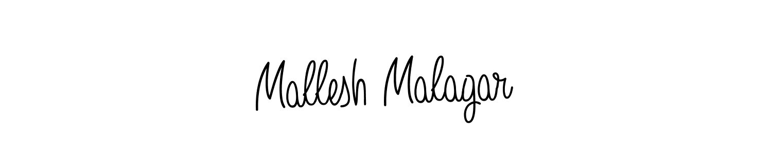 Also we have Mallesh Malagar name is the best signature style. Create professional handwritten signature collection using Angelique-Rose-font-FFP autograph style. Mallesh Malagar signature style 5 images and pictures png