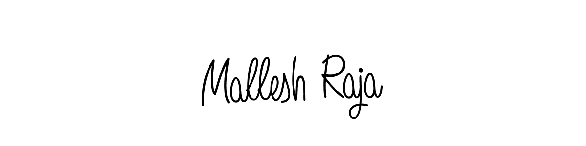 You should practise on your own different ways (Angelique-Rose-font-FFP) to write your name (Mallesh Raja) in signature. don't let someone else do it for you. Mallesh Raja signature style 5 images and pictures png