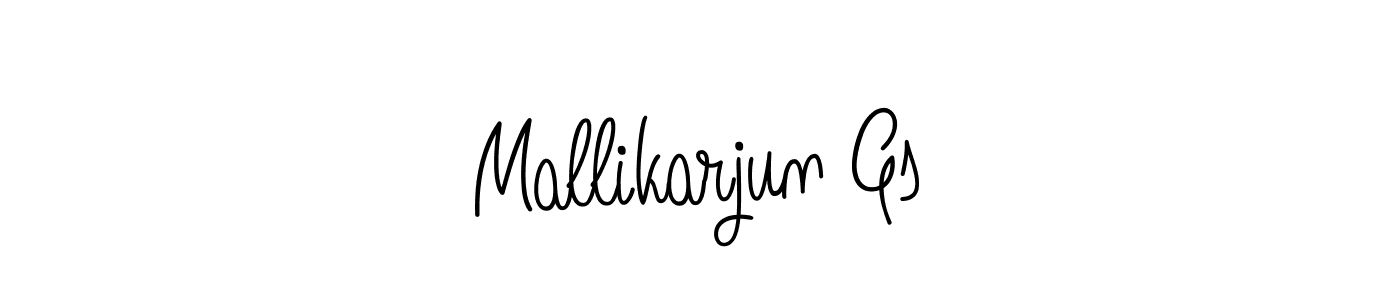 Design your own signature with our free online signature maker. With this signature software, you can create a handwritten (Angelique-Rose-font-FFP) signature for name Mallikarjun Gs. Mallikarjun Gs signature style 5 images and pictures png