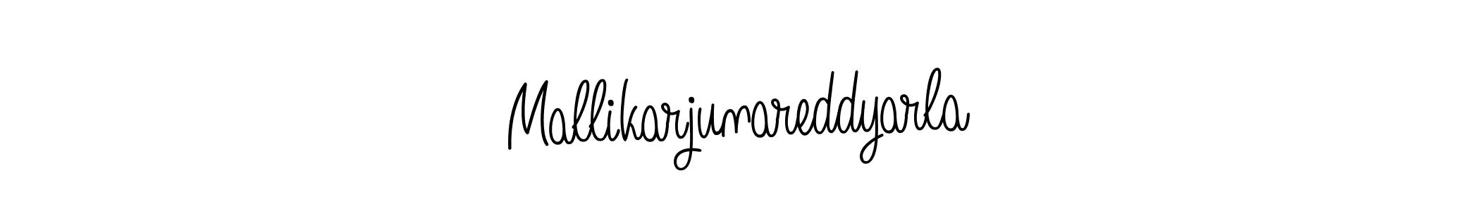 Design your own signature with our free online signature maker. With this signature software, you can create a handwritten (Angelique-Rose-font-FFP) signature for name Mallikarjunareddyarla. Mallikarjunareddyarla signature style 5 images and pictures png