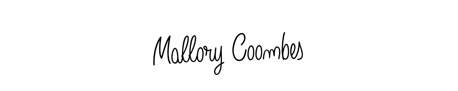The best way (Angelique-Rose-font-FFP) to make a short signature is to pick only two or three words in your name. The name Mallory Coombes include a total of six letters. For converting this name. Mallory Coombes signature style 5 images and pictures png