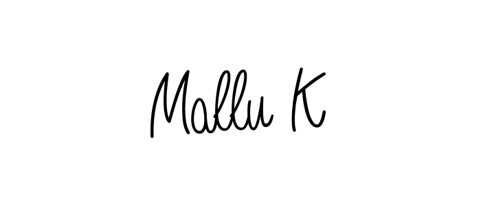 Make a beautiful signature design for name Mallu K. Use this online signature maker to create a handwritten signature for free. Mallu K signature style 5 images and pictures png