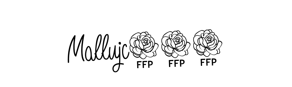Best and Professional Signature Style for Mallujc555. Angelique-Rose-font-FFP Best Signature Style Collection. Mallujc555 signature style 5 images and pictures png