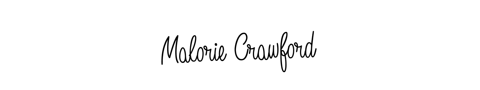 The best way (Angelique-Rose-font-FFP) to make a short signature is to pick only two or three words in your name. The name Malorie Crawford include a total of six letters. For converting this name. Malorie Crawford signature style 5 images and pictures png