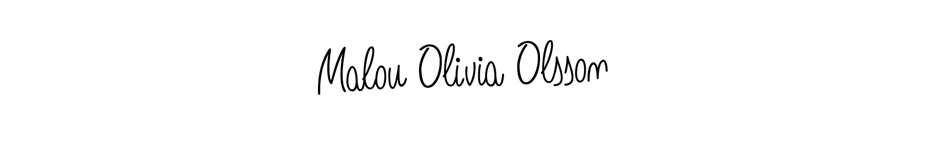 Similarly Angelique-Rose-font-FFP is the best handwritten signature design. Signature creator online .You can use it as an online autograph creator for name Malou Olivia Olsson. Malou Olivia Olsson signature style 5 images and pictures png