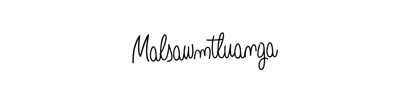 Design your own signature with our free online signature maker. With this signature software, you can create a handwritten (Angelique-Rose-font-FFP) signature for name Malsawmtluanga. Malsawmtluanga signature style 5 images and pictures png