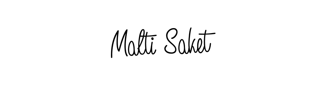 Angelique-Rose-font-FFP is a professional signature style that is perfect for those who want to add a touch of class to their signature. It is also a great choice for those who want to make their signature more unique. Get Malti Saket name to fancy signature for free. Malti Saket signature style 5 images and pictures png