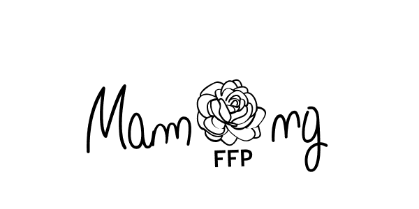 Also You can easily find your signature by using the search form. We will create Mam8ng name handwritten signature images for you free of cost using Angelique-Rose-font-FFP sign style. Mam8ng signature style 5 images and pictures png