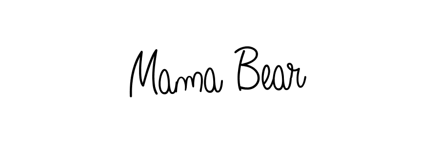 Use a signature maker to create a handwritten signature online. With this signature software, you can design (Angelique-Rose-font-FFP) your own signature for name Mama Bear. Mama Bear signature style 5 images and pictures png