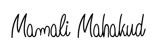 Looking for an artistic signature for Mamali Mahakud? The Angelique-Rose-font-FFP calligraphy style gives a sophisticated flow suitable for business cards and emails. Mamali Mahakud signature style 5 images and pictures png