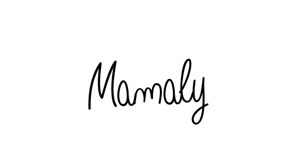 Also we have Mamaly name is the best signature style. Create professional handwritten signature collection using Angelique-Rose-font-FFP autograph style. Mamaly signature style 5 images and pictures png