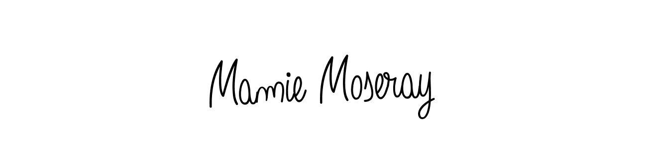 How to make Mamie Moseray signature? Angelique-Rose-font-FFP is a professional autograph style. Create handwritten signature for Mamie Moseray name. Mamie Moseray signature style 5 images and pictures png