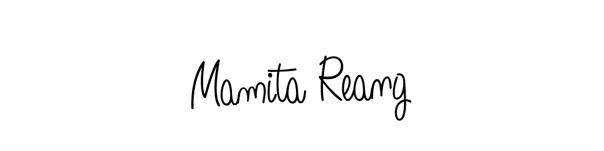 You can use this online signature creator to create a handwritten signature for the name Mamita Reang. This is the best online autograph maker. Mamita Reang signature style 5 images and pictures png