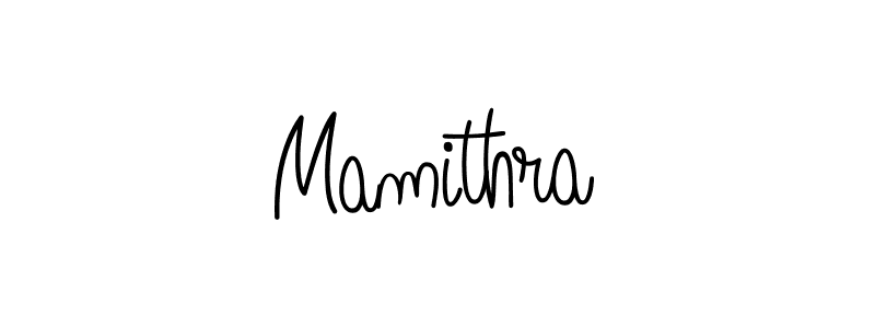 How to Draw Mamithra signature style? Angelique-Rose-font-FFP is a latest design signature styles for name Mamithra. Mamithra signature style 5 images and pictures png