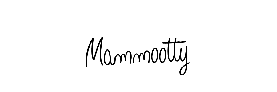 Make a beautiful signature design for name Mammootty. With this signature (Angelique-Rose-font-FFP) style, you can create a handwritten signature for free. Mammootty signature style 5 images and pictures png