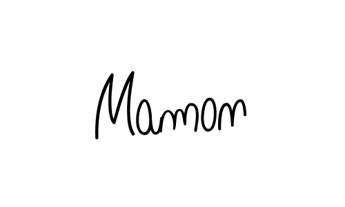 Also we have Mamon name is the best signature style. Create professional handwritten signature collection using Angelique-Rose-font-FFP autograph style. Mamon signature style 5 images and pictures png
