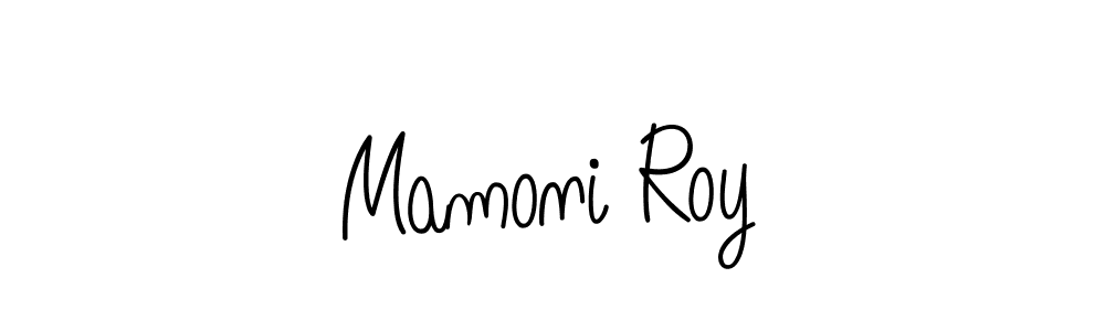 Once you've used our free online signature maker to create your best signature Angelique-Rose-font-FFP style, it's time to enjoy all of the benefits that Mamoni Roy name signing documents. Mamoni Roy signature style 5 images and pictures png