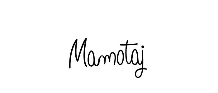 Design your own signature with our free online signature maker. With this signature software, you can create a handwritten (Angelique-Rose-font-FFP) signature for name Mamotaj. Mamotaj signature style 5 images and pictures png