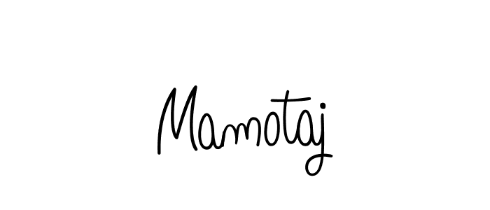 Design your own signature with our free online signature maker. With this signature software, you can create a handwritten (Angelique-Rose-font-FFP) signature for name Mamotaj. Mamotaj signature style 5 images and pictures png