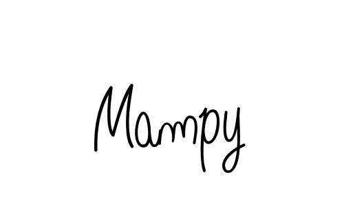 Make a beautiful signature design for name Mampy. With this signature (Angelique-Rose-font-FFP) style, you can create a handwritten signature for free. Mampy signature style 5 images and pictures png