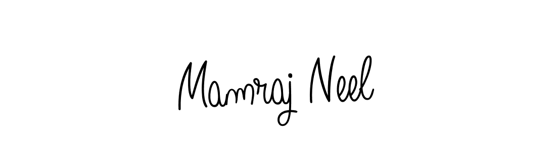 It looks lik you need a new signature style for name Mamraj Neel. Design unique handwritten (Angelique-Rose-font-FFP) signature with our free signature maker in just a few clicks. Mamraj Neel signature style 5 images and pictures png