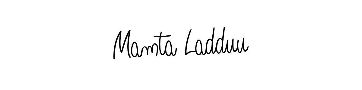 Design your own signature with our free online signature maker. With this signature software, you can create a handwritten (Angelique-Rose-font-FFP) signature for name Mamta Ladduu. Mamta Ladduu signature style 5 images and pictures png