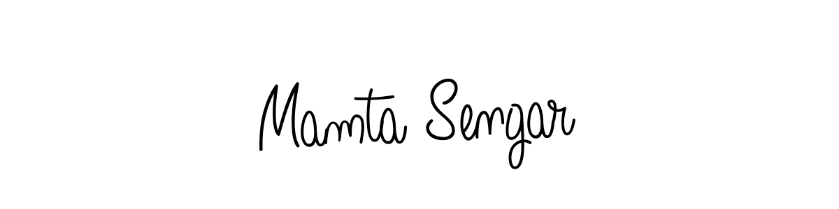 The best way (Angelique-Rose-font-FFP) to make a short signature is to pick only two or three words in your name. The name Mamta Sengar include a total of six letters. For converting this name. Mamta Sengar signature style 5 images and pictures png