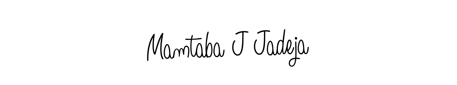 How to Draw Mamtaba J Jadeja signature style? Angelique-Rose-font-FFP is a latest design signature styles for name Mamtaba J Jadeja. Mamtaba J Jadeja signature style 5 images and pictures png