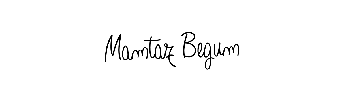 The best way (Angelique-Rose-font-FFP) to make a short signature is to pick only two or three words in your name. The name Mamtaz Begum include a total of six letters. For converting this name. Mamtaz Begum signature style 5 images and pictures png