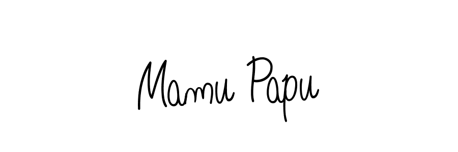 You can use this online signature creator to create a handwritten signature for the name Mamu Papu. This is the best online autograph maker. Mamu Papu signature style 5 images and pictures png