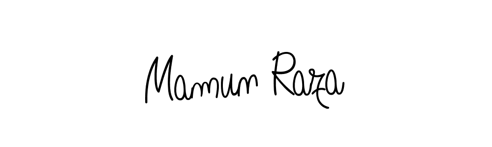 How to make Mamun Raza signature? Angelique-Rose-font-FFP is a professional autograph style. Create handwritten signature for Mamun Raza name. Mamun Raza signature style 5 images and pictures png