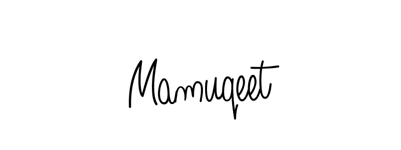 Also we have Mamuqeet name is the best signature style. Create professional handwritten signature collection using Angelique-Rose-font-FFP autograph style. Mamuqeet signature style 5 images and pictures png
