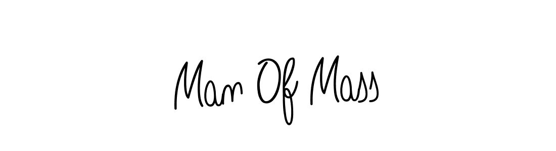 Use a signature maker to create a handwritten signature online. With this signature software, you can design (Angelique-Rose-font-FFP) your own signature for name Man Of Mass. Man Of Mass signature style 5 images and pictures png