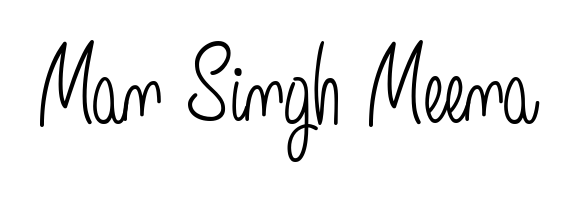 Get inspired by this graceful Angelique-Rose-font-FFP signature style for name Man Singh Meena. Smooth loops and balanced proportions for everyday use. Man Singh Meena signature style 5 images and pictures png