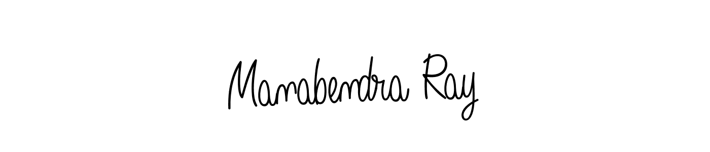 Also we have Manabendra Ray name is the best signature style. Create professional handwritten signature collection using Angelique-Rose-font-FFP autograph style. Manabendra Ray signature style 5 images and pictures png