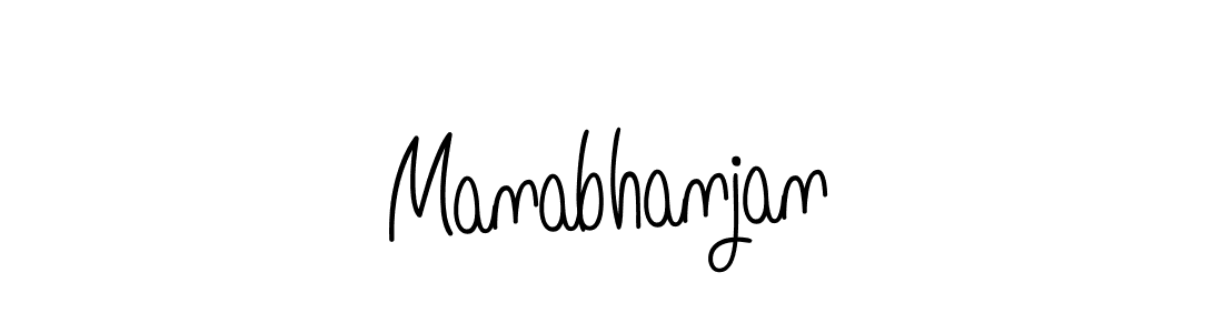 Manabhanjan stylish signature style. Best Handwritten Sign (Angelique-Rose-font-FFP) for my name. Handwritten Signature Collection Ideas for my name Manabhanjan. Manabhanjan signature style 5 images and pictures png