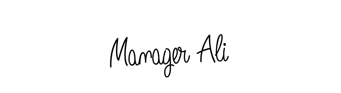 Check out images of Autograph of Manager Ali name. Actor Manager Ali Signature Style. Angelique-Rose-font-FFP is a professional sign style online. Manager Ali signature style 5 images and pictures png
